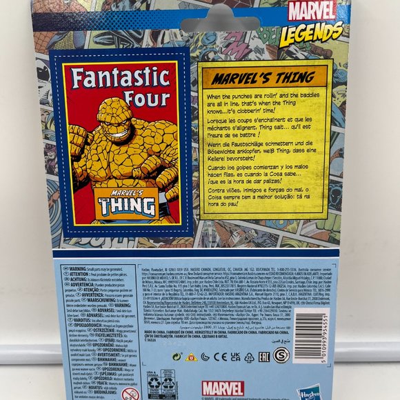 The Thing Fantastic Four Marvel Legends 3.75" Figure 2022 Retro Series Kenner - Picture 3 of 3